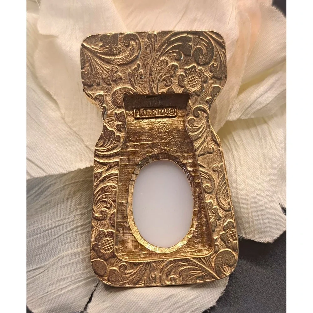 Vintage Florenza Cameo Money Clip